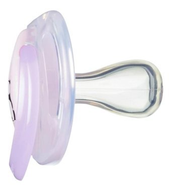 Tommee Tippee Anytime 0-6 Ay Delikli Ortodontik Silikon 2'li Emzik Lila
