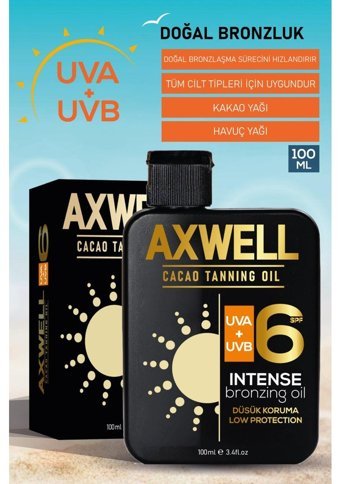 Cacao Tanning Oil 6 Faktör Güneş Yağı 100 ml
