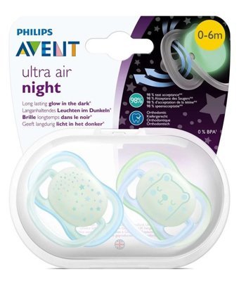 Philips Avent Ultra Air 0-6 Ay Delikli Kiraz Uçlu Silikon Emzik Sarı