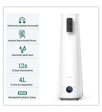 Deerma LD220 25 W 4000 ml 35 dB Aromaterapi Soğuk Buhar Makinesi
