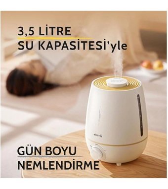 Deerma F35w 12 W 3500 ml Işıklı Sıcak - Soğuk Buhar Makinesi
