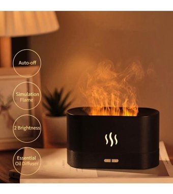 Worryfreeshopping 5 W 250 ml Aromaterapi Işıklı Taşınabilir Mini Buhar Makinesi