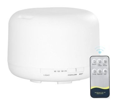Worryfreeshopping 13 W 500 ml 30 dB Aromaterapi Işıklı Taşınabilir Sıcak - Soğuk Buhar Makinesi