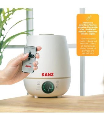 Kanz KNZ-0734 20 W 4000 ml Aromaterapi Işıklı Soğuk Buhar Makinesi