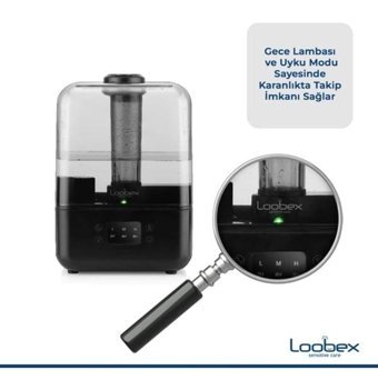 Loobex Me-a205b 4500 ml Aromaterapi Işıklı Sıcak - Soğuk Buhar Makinesi