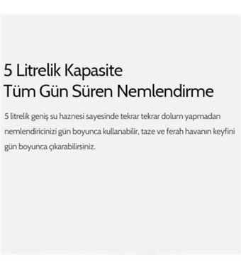 Deerma F500 25 W 5000 ml 36 dB Işıklı Sıcak - Soğuk Buhar Makinesi