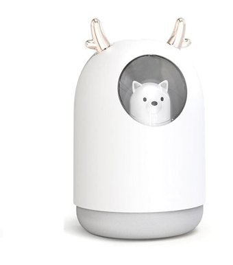 Dailylink Humidifier 5 W 300 ml Aromaterapi Işıklı Taşınabilir Mini Soğuk Buhar Makinesi