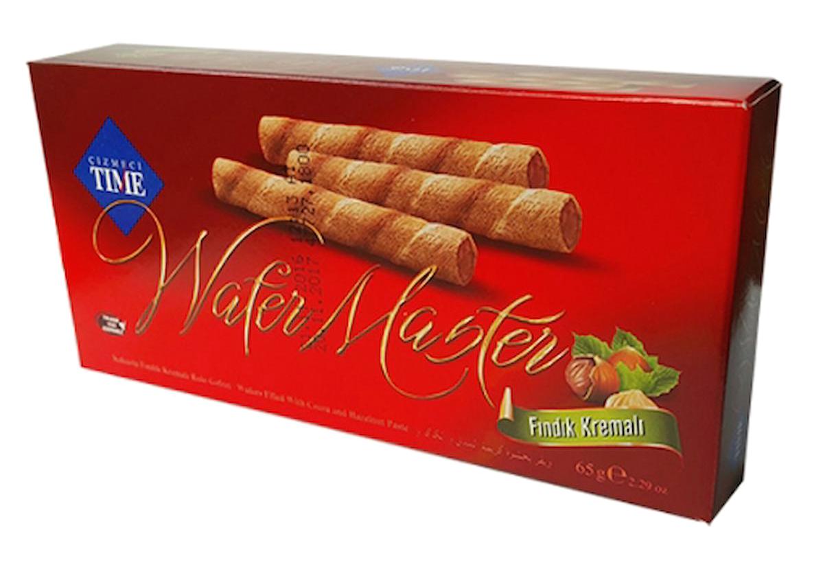 Çizmeci Time Wafer Master Fındıklı Rulo Gofret 24x65 gr
