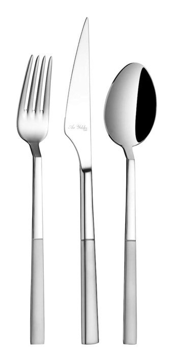 Aryıldız Gusto Prestige Mat 84 Parça 12 Kişilik Çatal Kaşık Bıçak Takımı Gümüş