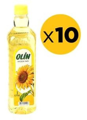 Olin Pet Ayçiçek Yağı 10x1 lt