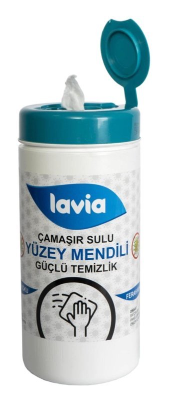 Lavia Çamaşır Sulu 75 Yaprak Yüzey Temizleme Mendili