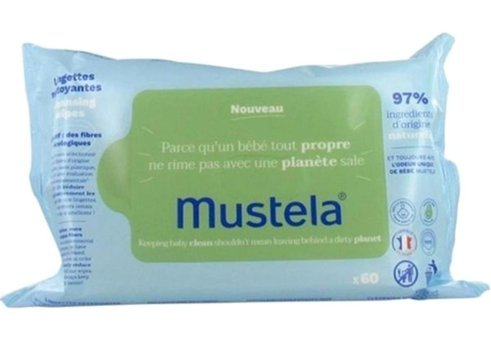 Mustela Compost Cleansing Wipes 60 Yaprak Islak Mendil
