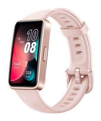 Huawei Band 8 Adımsayar Su Geçirmez Android - İOS Dokunmatik Akıllı Bileklik Pembe