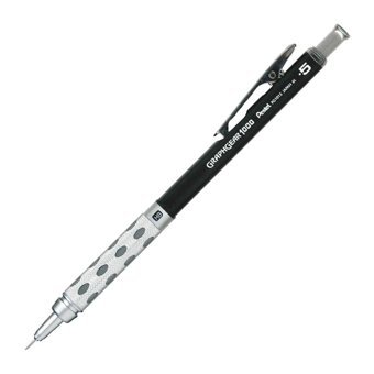 Pentel PG1015C-BX Silgili Metal Metalik Siyah 0.5 mm Uçlu Versatil Kalem