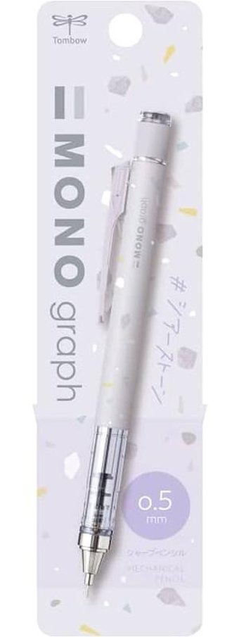 Tombow Terrazzo Color Silgili Plastik Pembe 0.5 mm Uçlu Versatil Kalem