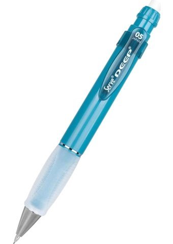 Serve Deep Silgili Plastik Metalik Mavi 0.5 mm Uçlu Versatil Kalem