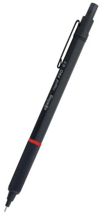 Rotring Rapid Pro Silgili Metal Metalik Siyah 0.7 mm Uçlu Versatil Kalem