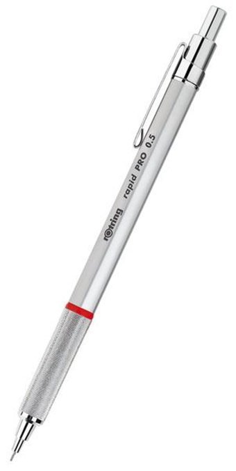 Rotring S0914520 Silgili Metal Metalik Gri 0.5 mm Uçlu Versatil Kalem
