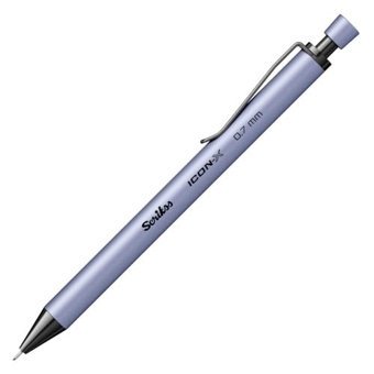 Scrikss Icon X Silgili Metalik Mor 0.7 mm Uçlu Versatil Kalem