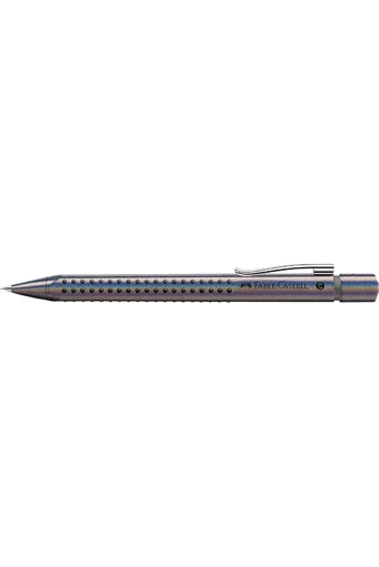 Faber-Castell Grip Edition Glam Silgili Metal Neon Gri 0.7 mm Uçlu Versatil Kalem