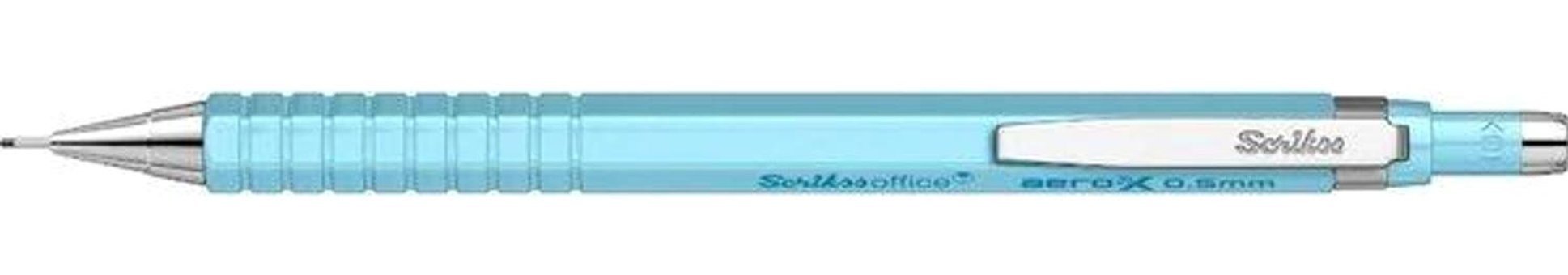 Scrikss Office Aero-X Silgili Metal Neon Açık Mavi 0.5 mm Uçlu Versatil Kalem