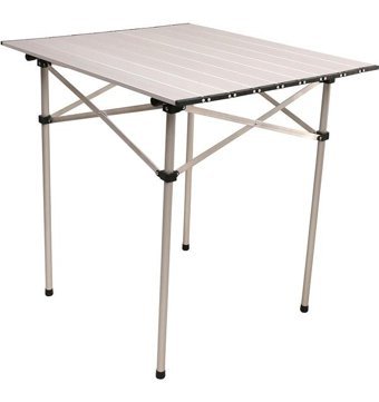 Cbtx Global 94x55 cm Tabureli Çantalı Dikdörtgen Alüminyum Katlanır Kamp Masası Siyah-Yeşil