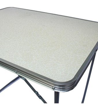 Argeus 54021 52x52 cm Kare Ahşap Katlanır Kamp Masası Kahverengi