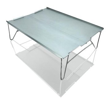 Alesta Life 70x40 cm Dikdörtgen Ahşap Katlanır Kamp Masası Kahverengi