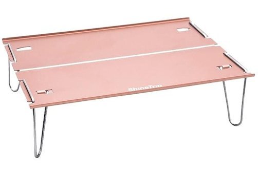 Argeus 4 Kişilik Rock 52x52 cm Tabureli Çantalı Kare Ahşap-Metal Katlanır Kamp Masası Kahverengi-Bordo