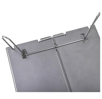 Argeus 4 Kişilik Rock 52x52 cm Tabureli Çantalı Kare Ahşap-Metal Katlanır Kamp Masası Kahverengi-Bordo