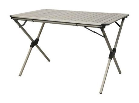 Birayse 50x50 cm Dikdörtgen Ahşap Katlanır Kamp Masası Kahverengi