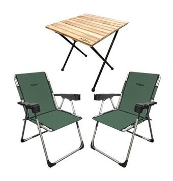 Cbtx Global 8249 56x42 cm Çantalı Kare Alüminyum Katlanır Kamp Masası Mavi
