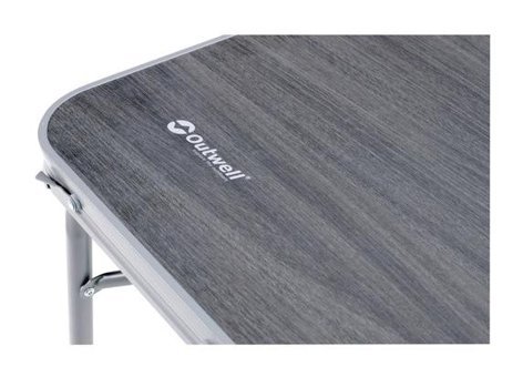 Cbtx Global 37x37 cm Çantalı Yuvarlak Ahşap-Alüminyum Katlanır Kamp Masası Kahverengi