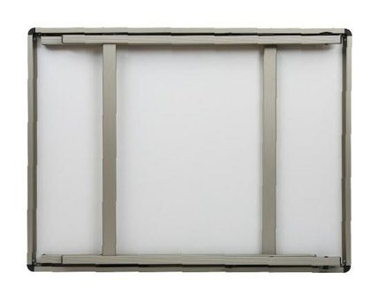 Bofigo 80x60 cm Kare Granit-Metal Katlanır Kamp Masası Çok Renkli