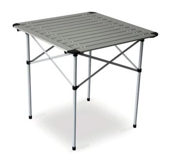 Cbtx Global 41.2x29 cm Mini Dikdörtgen Alüminyum Katlanır Kamp Masası Gri