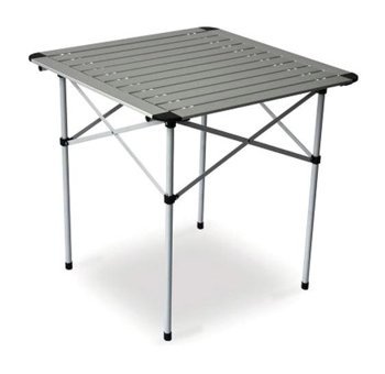 Cbtx Global 41.2x29 cm Mini Dikdörtgen Alüminyum Katlanır Kamp Masası Gri