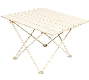 Argeus 4 Kişilik Rock 52x52 cm Tabureli Çantalı Kare Ahşap-Metal Katlanır Kamp Masası Kahverengi-Alev