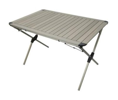 Birayse 50x30 cm Kare Ahşap Katlanır Kamp Masası Kahverengi