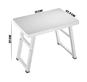 Argeus 54022 Küçük 70x70 cm Çantalı Kare Ahşap Katlanır Kamp Masası Kahverengi