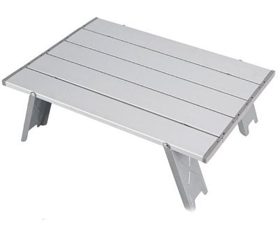 Argeus 2 Kişilik Rock 52x52 cm Tabureli Çantalı Kare Ahşap-Metal Katlanır Kamp Masası Kahverengi-Bej
