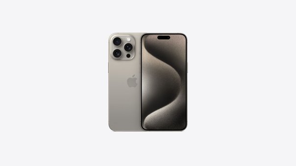 Apple iPhone 15 Pro 1 Tb Hafıza 6.1 İnç 48 MP Çift Hatlı Oled Ekran Ios 17 Akıllı Cep Telefonu Natürel Titanyum