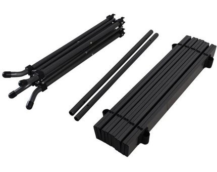 Cbtx Global 35x25 cm Mini Çantalı Kare Alüminyum Katlanır Kamp Masası Kırmızı