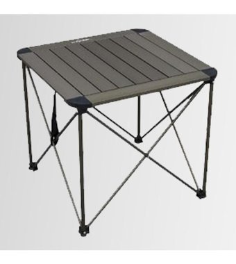 Box&Box 73x55 cm Çantalı Kare Alüminyum Katlanır Kamp Masası Siyah