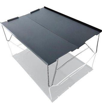 Argeus 2 Kişilik Rest 52x52 cm Tabureli Çantalı Kare Ahşap-Metal Katlanır Kamp Masası Kırmızı