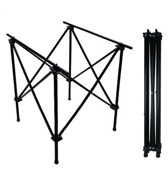 Aelius 49.5x39 cm Kare Plastik Katlanır Kamp Masası Yeşil
