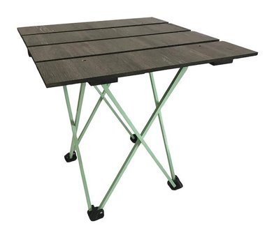 Cbtx Global 41.2x29 cm Mini Dikdörtgen Alüminyum Katlanır Kamp Masası Kırmızı
