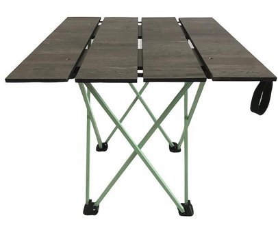 Cbtx Global 41.2x29 cm Mini Dikdörtgen Alüminyum Katlanır Kamp Masası Kırmızı