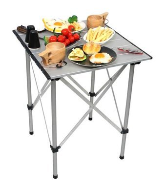 Cbtx Global A378 60x39 cm Çantalı Kare Kumaş Katlanır Kamp Masası Siyah