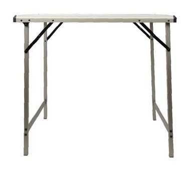 Bofigo 80x60 cm Kare Granit-Metal Katlanır Kamp Masası Lacivert