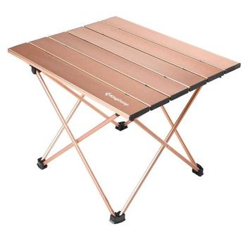 Argeus 54001 73x54 cm Çantalı Dikdörtgen Alüminyum Katlanır Kamp Masası Sarı